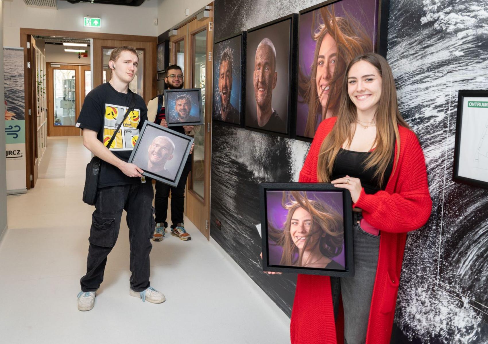 Studenten geportretteerd voor kunstwerk JRCZ